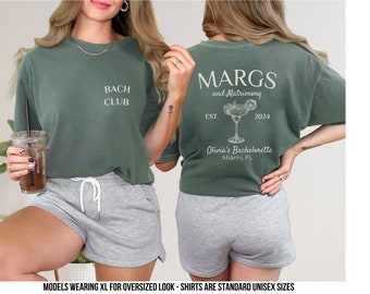 Camiseta de despedida de soltera "Margs and Matrimony" - Colores cómodos