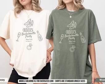 Aangepaste vrijgezellenfeest shirts: The Bach Club - Comfort Colors T-shirt