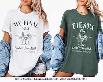 Final Fiesta Bachelorette Shirts: Benutzerdefinierte Party-T-Shirts