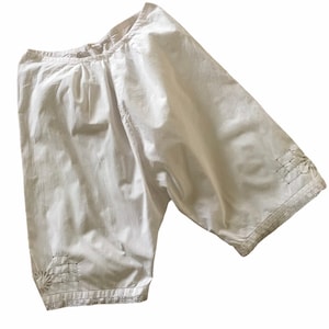 Antique white cotton bloomers |  regency core aesthetic