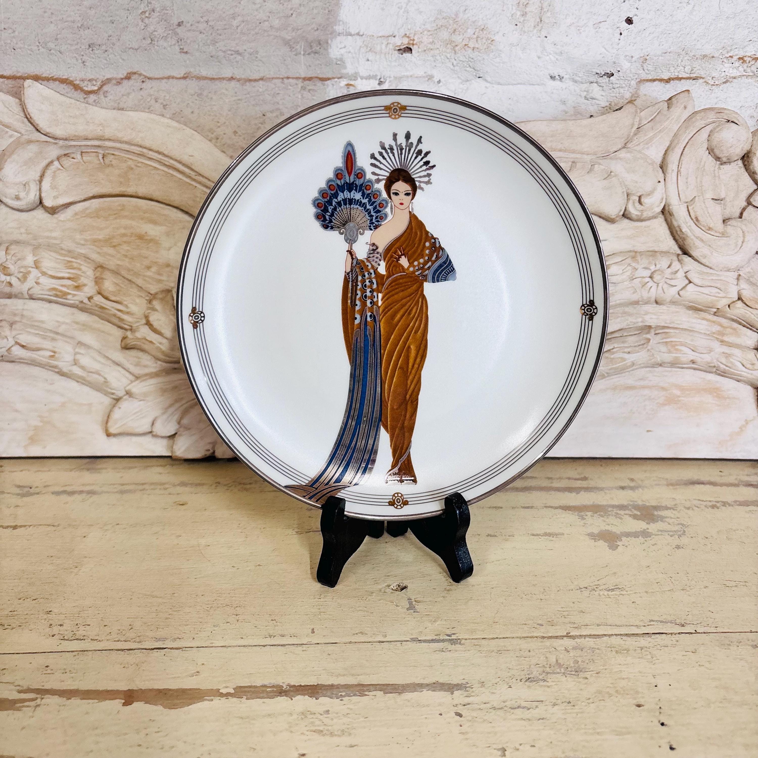 Erte Athena Art Deco Plate Greek Goddess Limited Edition - Etsy