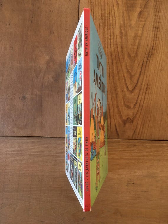 Vintage Tintin in America Comic Book: 1984 Casterman Edition - Etsy