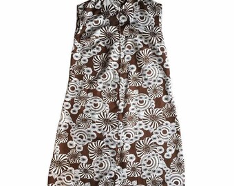 Original vintage shift dress |  70s summer clothing