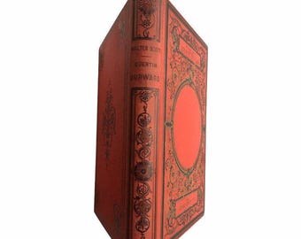Antique french  book, unique vintage gift