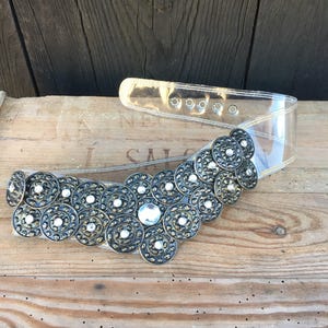 Rare 1980s José Cotel Paris Gladiator Belt | Vintage French Designer Belt |  Statement Couture Accessory | Collectible Fashion