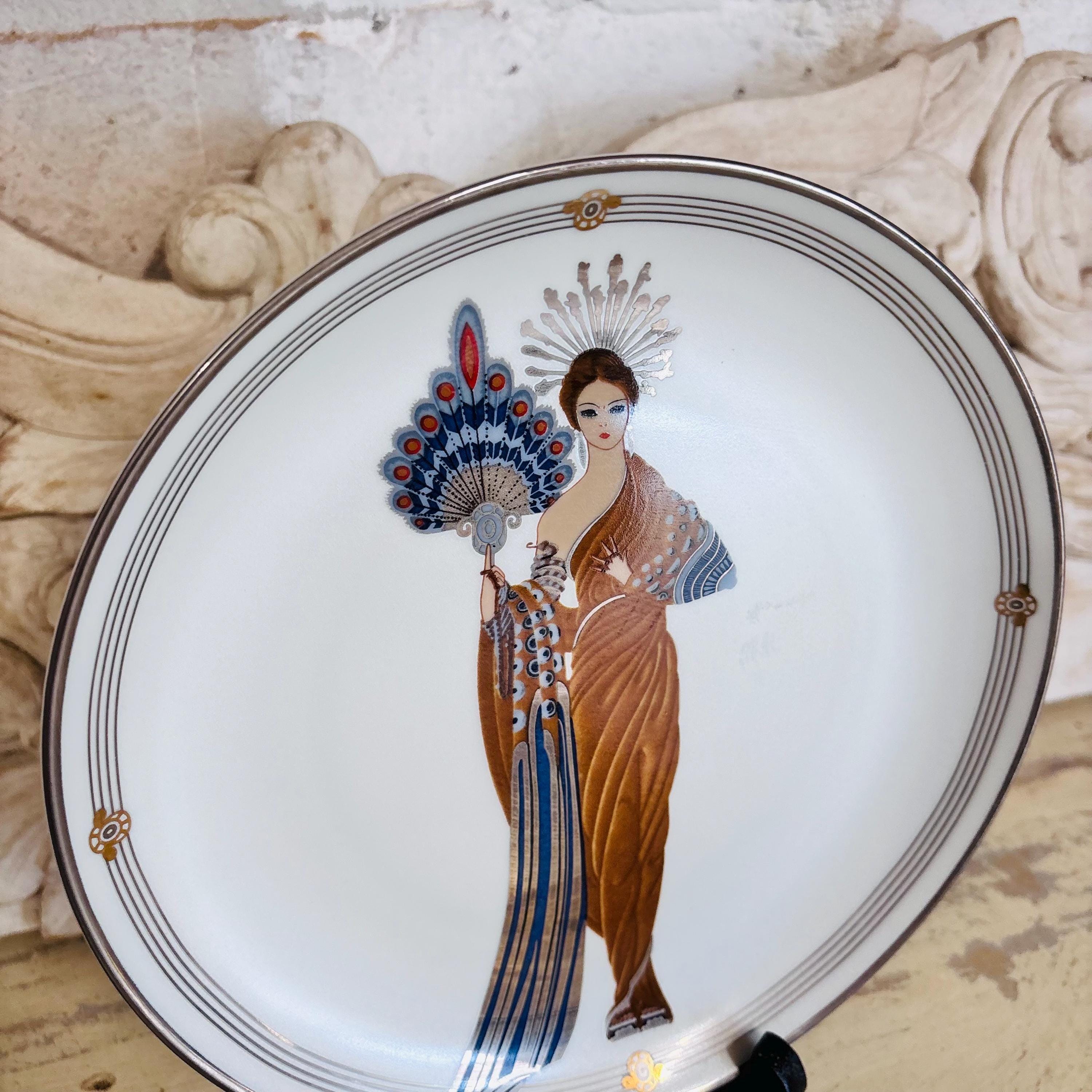 Erte Athena Art Deco Plate Greek Goddess Limited Edition - Etsy