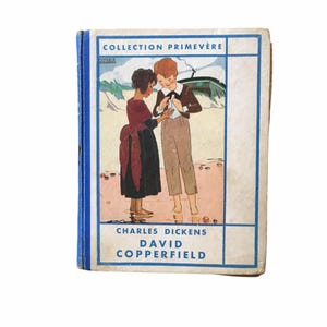 Vintage 1930s david copperfield book - decorative collectible - gift for book lovers
