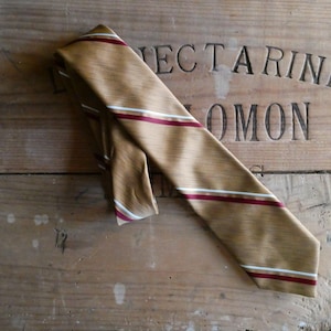 Vintage mens tie |  retro style |   original vintage label
