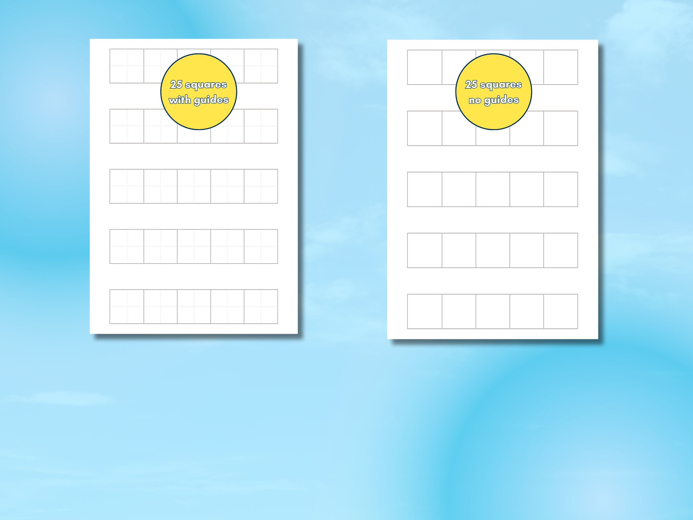 Wongoji Paper.pdf Korean Hangul Writing Practice Paper Template | Printable and Digital ...