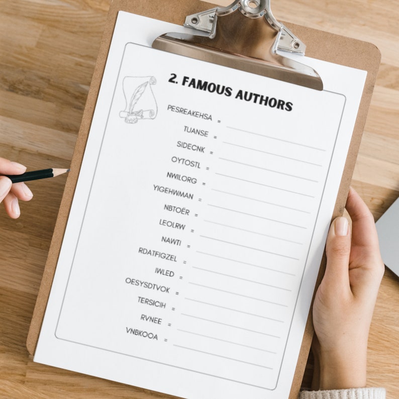 Printable Word Scramble Downloadable Puzzles for Adults Seniors and ...