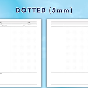Printable Cornell Notes Templates | Pack of Graph, Ruled, Dotted ...