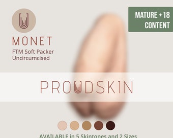 FTM packer UNCUT voor dagelijks gebruik PROUDSKIN Soft Packer Monet