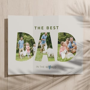 Printable Best Dad,Dog Dad Gift,Father's Day Certificate,Custom Father's Day Card,Digital Download,Personalized Greeting Card