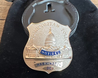 Obsolete Washington, D.C. Retired Police Badge