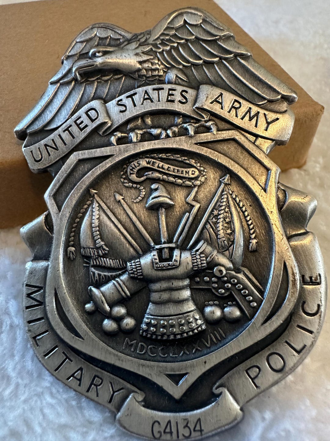 U.S. Army Military Police Badge NEW Old Stock Vietnam Era - Etsy