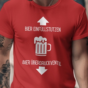 Funny Sayings Beer Shirt, Funny Birthday T-Shirt, Father&#39;s Day Saying Gift Top, Beer Filler Neck, Beer Relief Valve Top