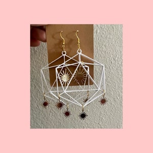Odesza sun charm earrings! Tons of colors!