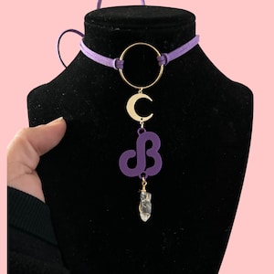 Crystal moon charm chokers!!! Tons of color options! Zeds Dead Pretty Lights Daily Bread mersiv of the trees deep dark dangerous tipper