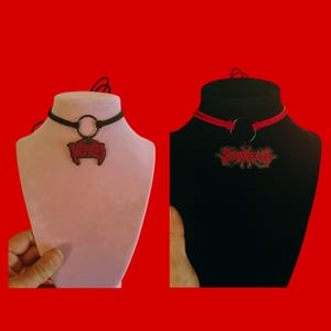 Svdden death / VOYD inspired tie back choker