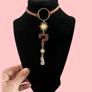 Sparkle charm crystal tie back chokers! Many color and artist options!
