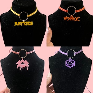 Customizable tie back chokers! Charles the first griz daily bread, seven lions of the trees Odesza Wakaan zeds dead Illenium Subtronics