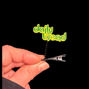Daily Bread inspired sprout clips! Glows in black light