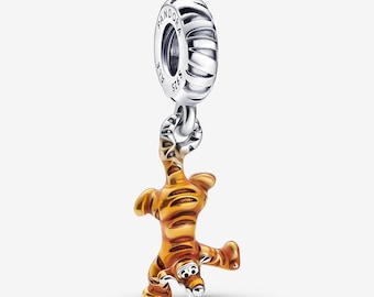 Disney Winnie the Pooh Tigger Dangle Charm S925 Sterling Silver Mother’s Day/Birthday Gift /Christmas Gift
