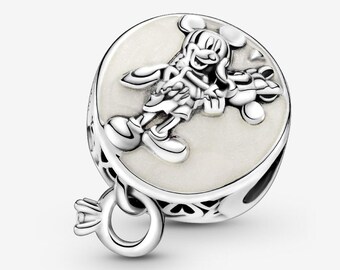 Disney Mickey Mouse & Minnie Mouse Eternal Love Charm S925 Sterling Silver Mother’s Day/Birthday Gift /Christmas Gift