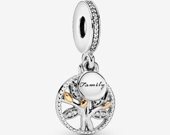 Family tree Heritage Charm S925 Sterling Silver Mother’s Day/Birthday Gift /Christmas Gift
