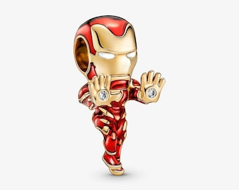 Marvel The Avengers Iron Man Charm S925 Sterling Silver Mother’s Day/Birthday Gift /Christmas Gift