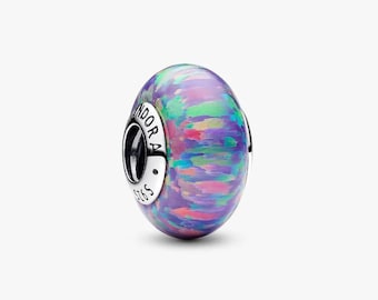 Opalescent Purple Charm S925 Sterling Silver Mother’s Day/Birthday Gift /Christmas Gift