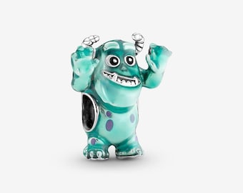Disney Pixar Sulley Charm S925 Sterling Silver Mother’s Day/Birthday Gift /Christmas Gift