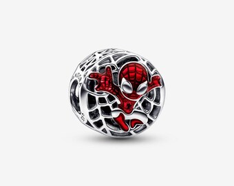 Marvel Spider-Man Soaring City Charm S925 Sterling Silver Mother’s Day/Birthday Gift /Christmas Gift