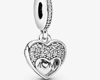 I Love My Mum Dangle Charm S925 Sterling Silver Mother’s Day/Birthday Gift /Christmas Gift