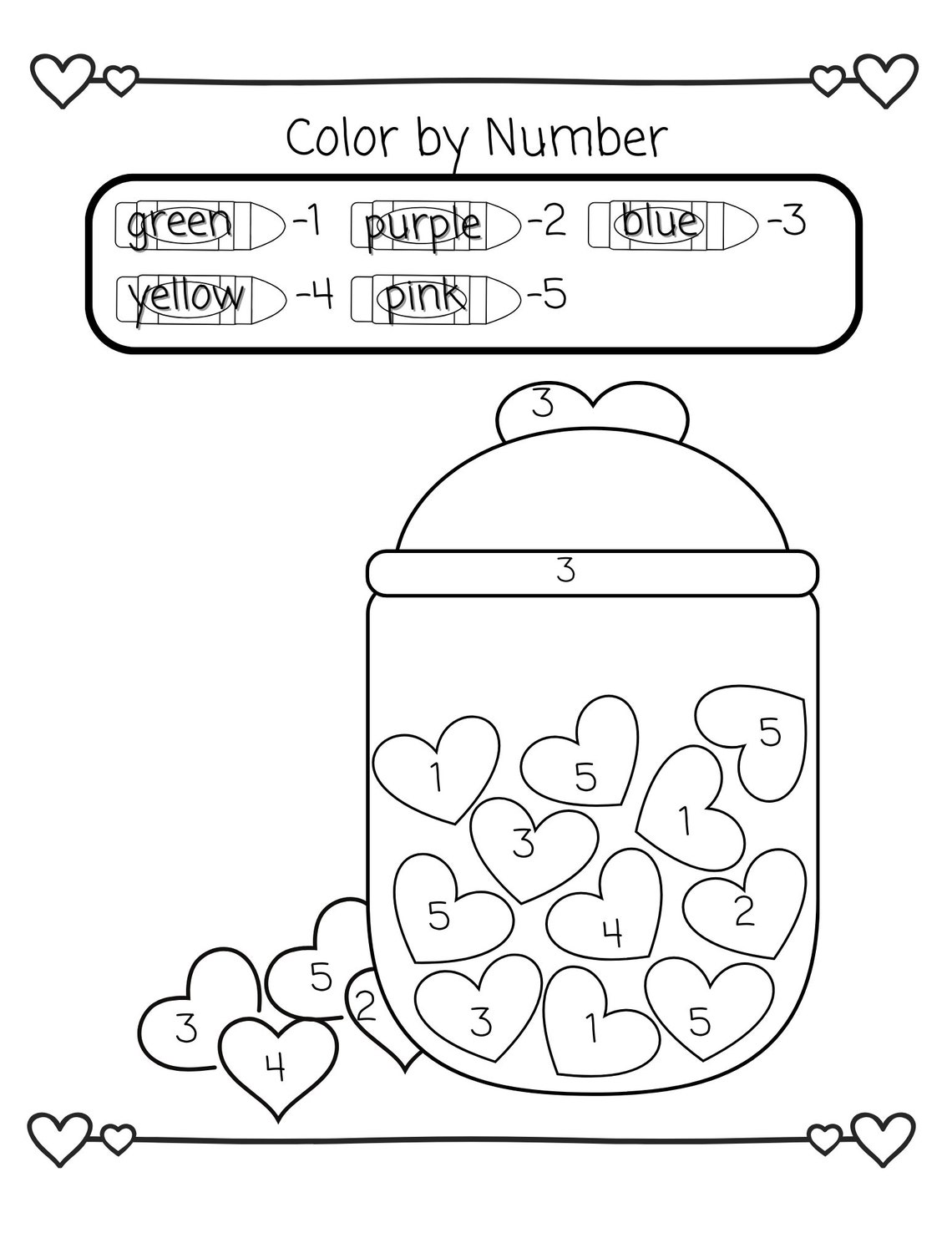Valentines Day Printable Activity For Kids Valentines Day Printable Preschool Coloring Pages