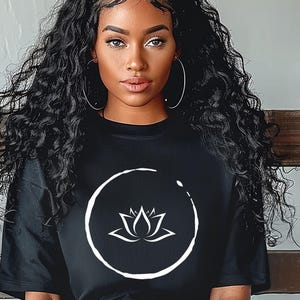 Lotus Flower T-Shirt: Yoga Meditation Spiritual Tee