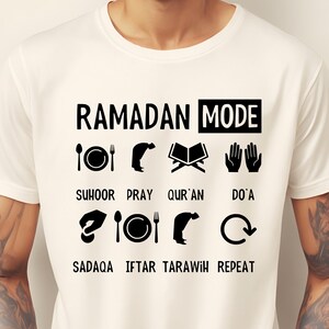 Ramadan Mode Shirt: Islamic Fasting Muslim Gift