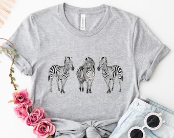 Zebra Shirt: Animal Lovers Safari Tee