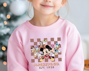 Disney Mickey and Co Sweatshirt,  Mickey And Friends Sweatshirt, Kids Mickey Sweater, Disney Gift, Disney Trip Shirt