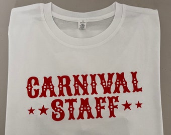 Carnival Staff Tshirt, Matching Birthday Family Shirt, Carnival Birthday Shirt, Carnival Shirt, Gift for family, Birthday Staff Shirt, WG-22