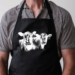 Cow Apron: Custom Farm Animal Kitchen Gift