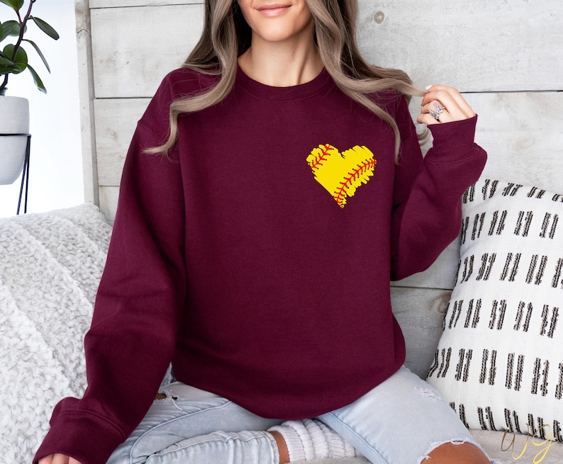 Personalized Softball Sweatshirt: Custom Name & Number, Game Day Hoodie image 7