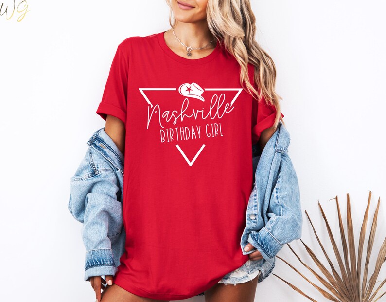 Nashville Birthday Shirt, Nashville Birthday Crew Tshirt, Cowgirl Birthday Party, Girls Nashville Trip Shirt, Gift for birthday girl image 7