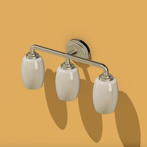 Miniature Wall Lamp 1/12 Scale: Dollhouse 3D Printing STL File