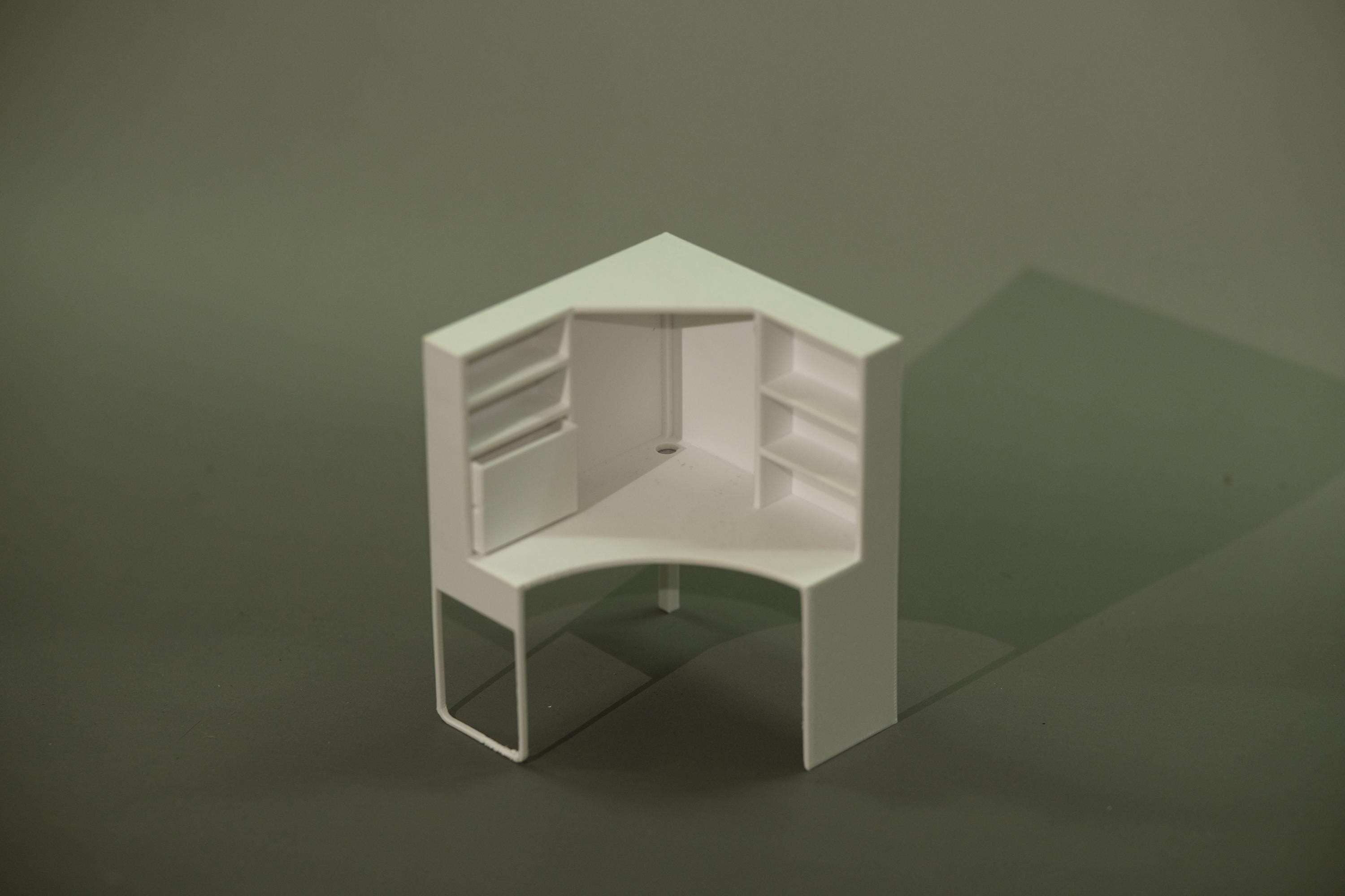 1:12 Miniature Corner Desk - Etsy, image size:3000x2000