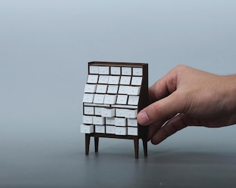 Miniature Multi-drawer Cabinet 1/12 Scale STL Files (Digital Download)