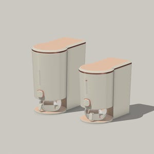 Miniature Rice Bin: 1/12 Scale Dollhouse Furniture STL Files (Digital Download)