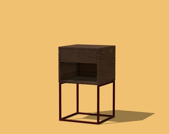 Miniature Bedside Table 1/12 Scale: Dollhouse Furniture STL File (Digital Download)