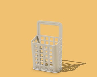 Miniature Trash Can: 1/12 Scale Dollhouse Furniture (Digital STL File)