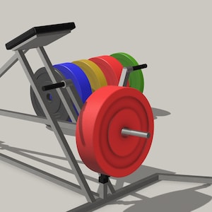 Miniatura Row Machine scala 1/12 per casa delle bambole, mini palestra - File STL digitali per stampa 3D